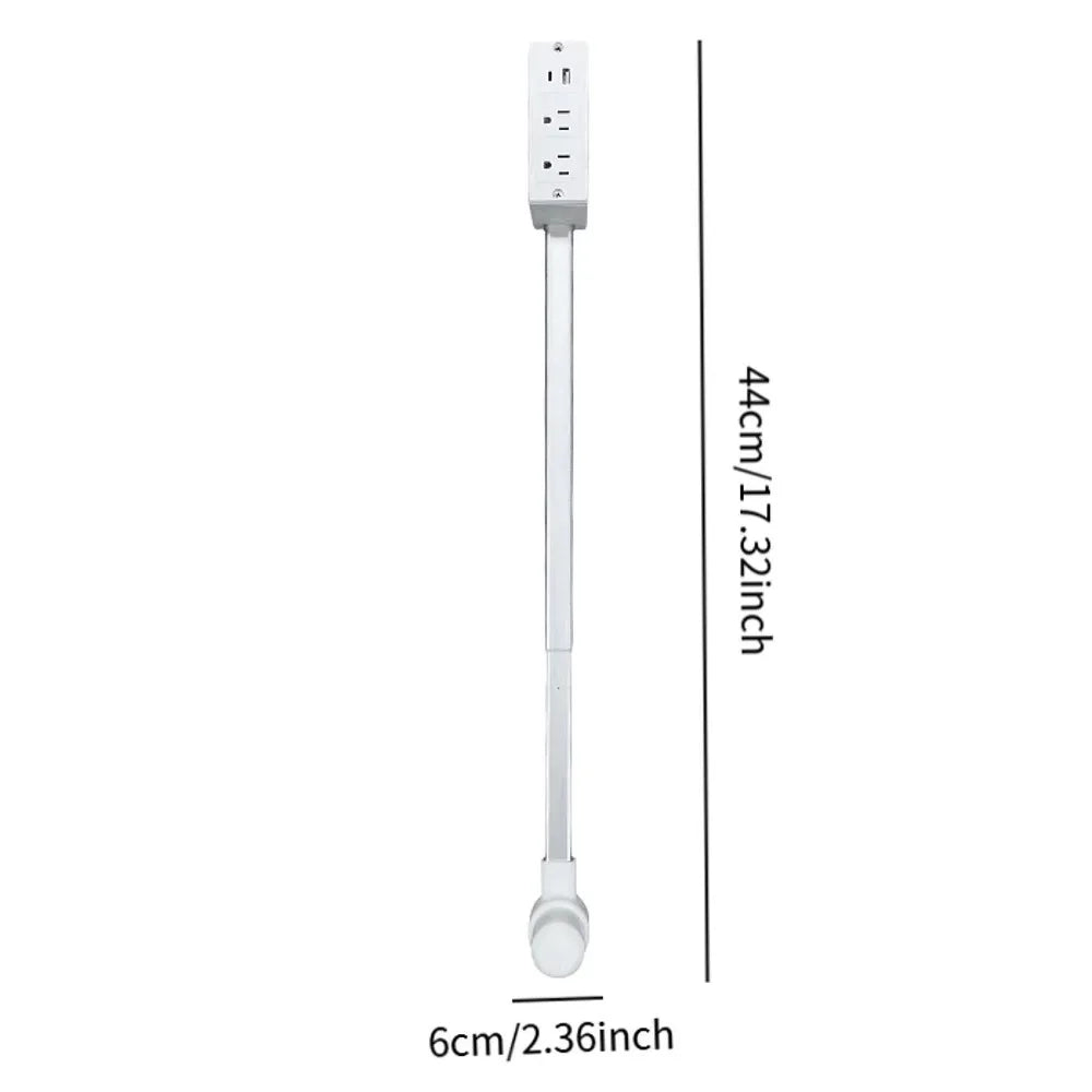 Rotating outlet extender swivel power adapter for flexible multi-angle electrical connections