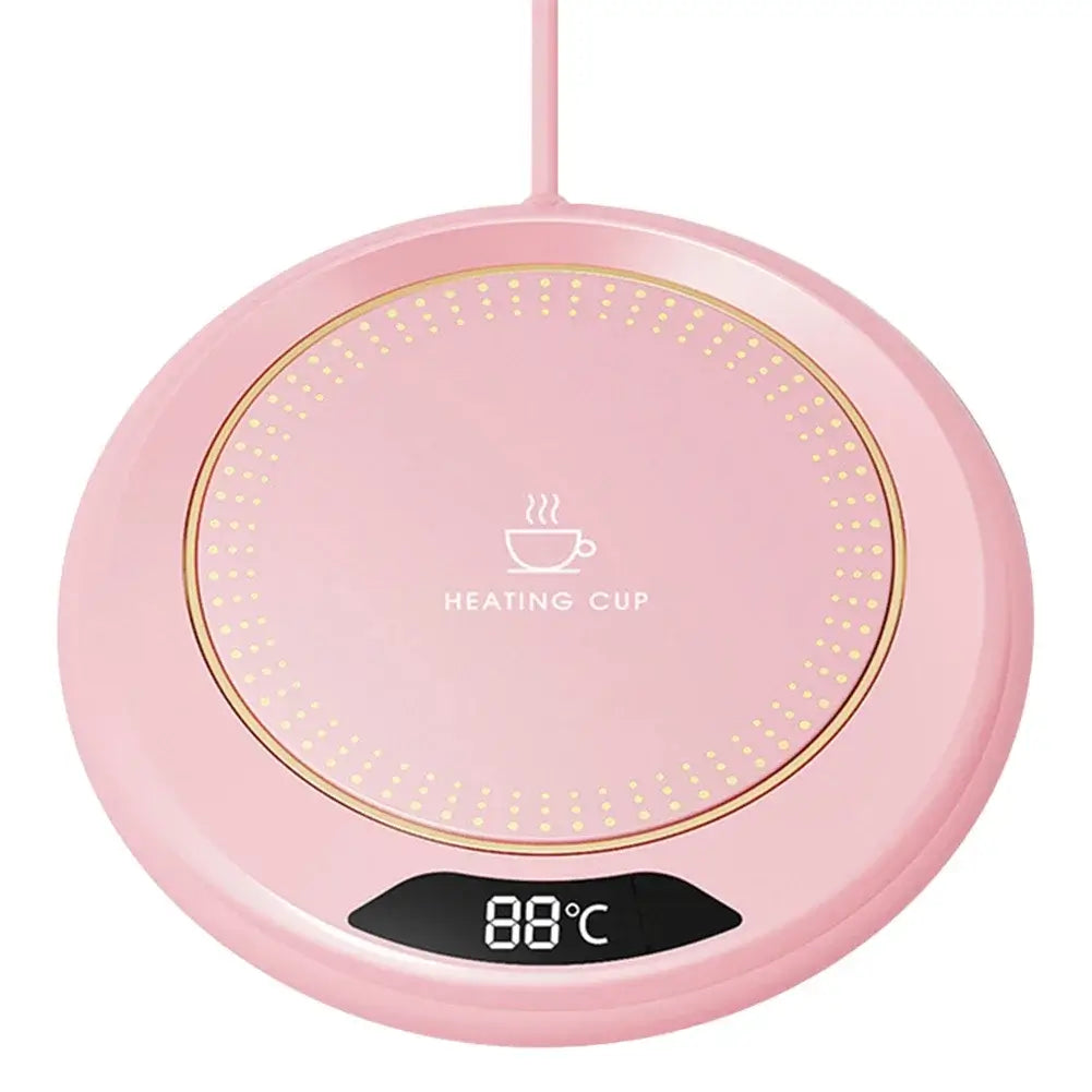 USB coffee mug warmer with 3 temperature settings, electric desk beverage heater