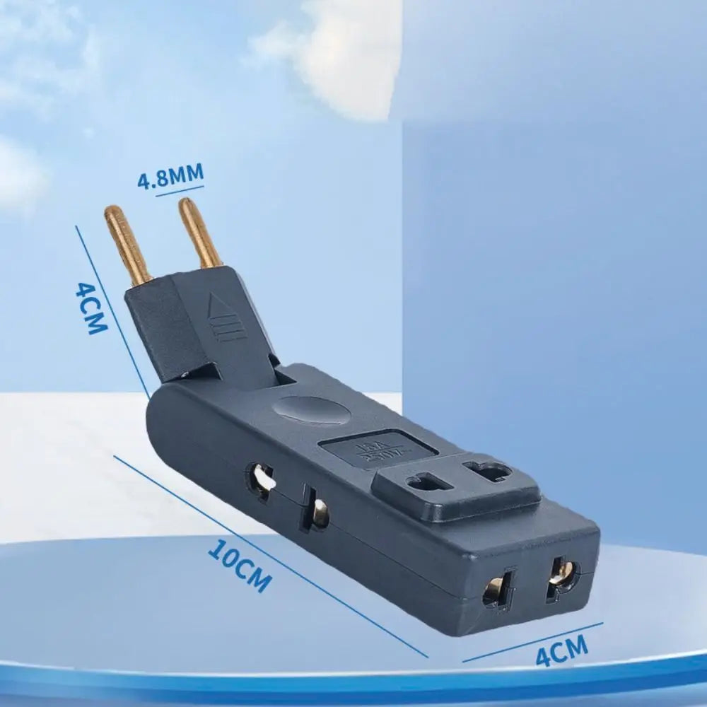 Rotating outlet extender swivel power adapter for flexible multi-angle electrical connections