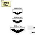 3D bat wall decor Halloween night light purple stickers for party decoration